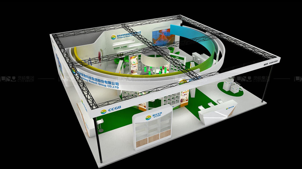 晨光生物-FIC展展臺設(shè)計案例