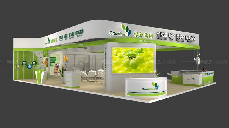 綠新-FIC展展臺(tái)設(shè)計(jì)案例