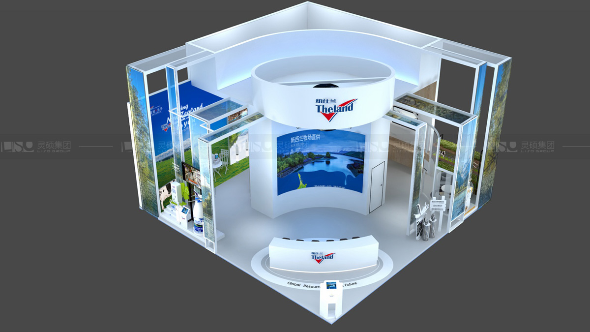 紐仕蘭-上海展會展臺設(shè)計(jì)案例