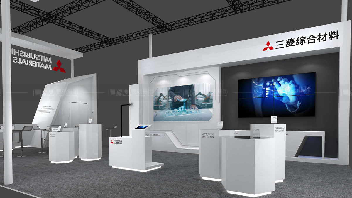 三菱-上海展會展臺設(shè)計(jì)案例