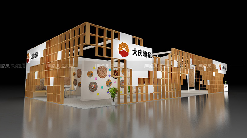 大慶滿(mǎn)馥締-地面材料展臺(tái)設(shè)計(jì)案例