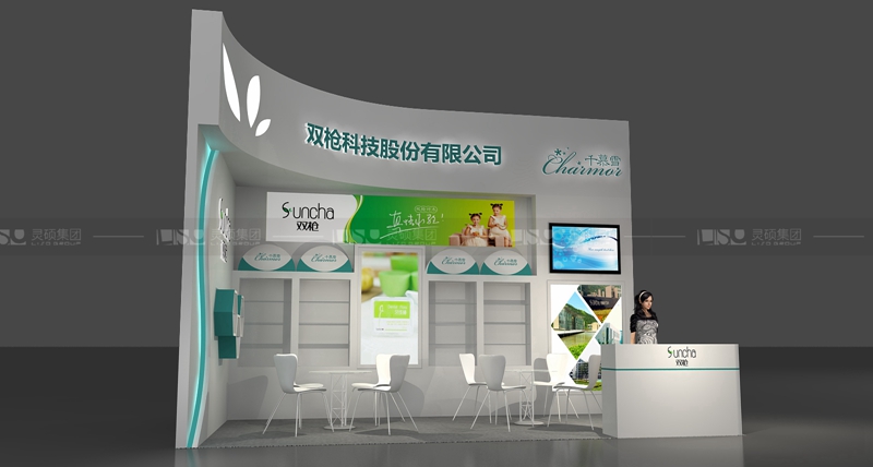 雙槍-美容展展臺設(shè)計(jì)案例