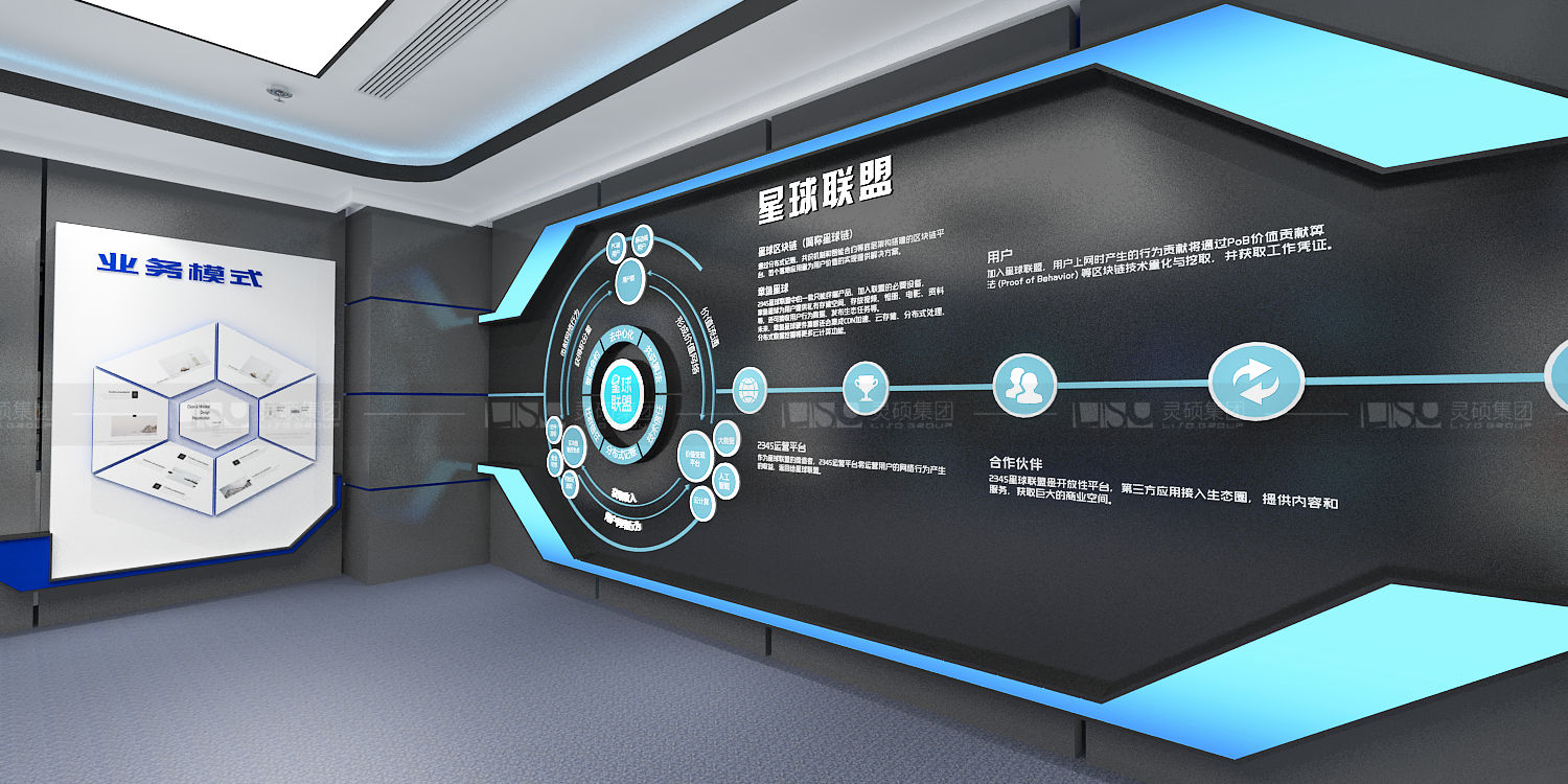 2345集團(tuán)企業(yè)展廳設(shè)計(jì)案例