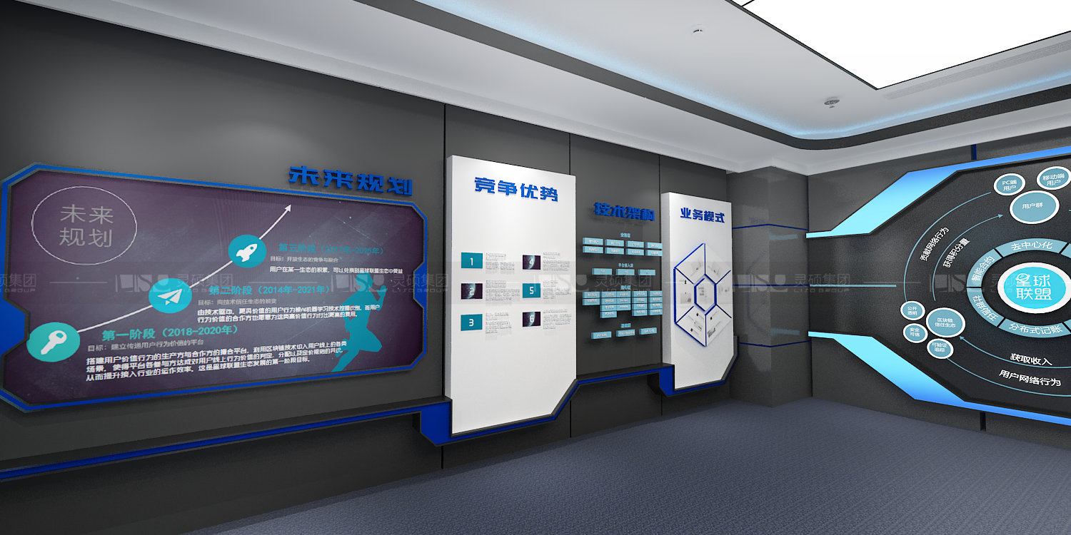 2345集團(tuán)企業(yè)展廳設(shè)計(jì)案例