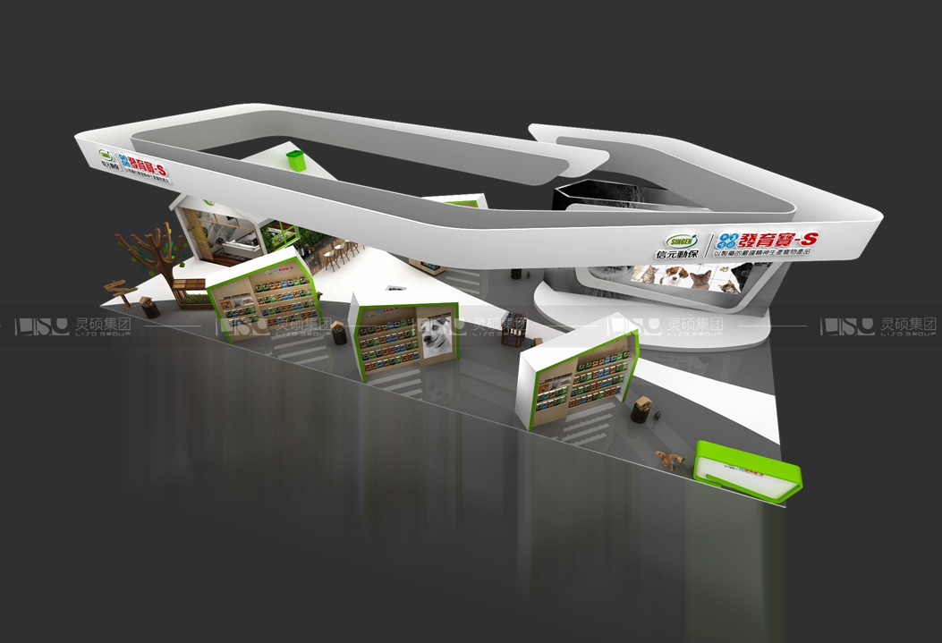 佑聯(lián)（發(fā)育寶）-寵物展展臺(tái)設(shè)計(jì)案例