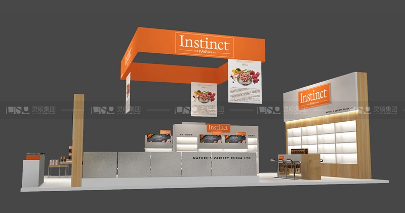 天然百利-寵物展展臺設(shè)計案例