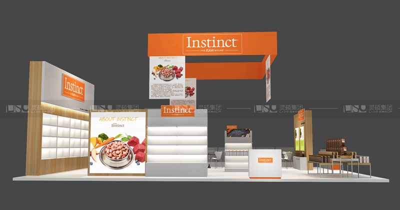 天然百利-寵物展展臺設(shè)計案例