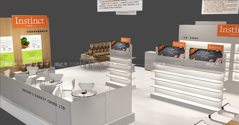 天然百利-寵物展展臺設(shè)計案例