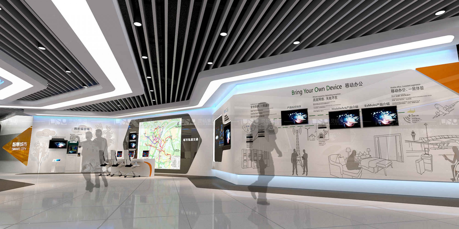 烽火ICT企業(yè)展廳設(shè)計案例