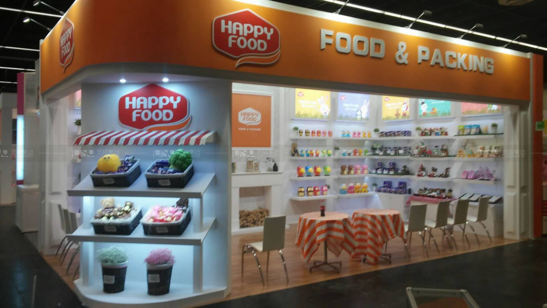 國外展臺(tái)設(shè)計(jì)搭建-歡樂福