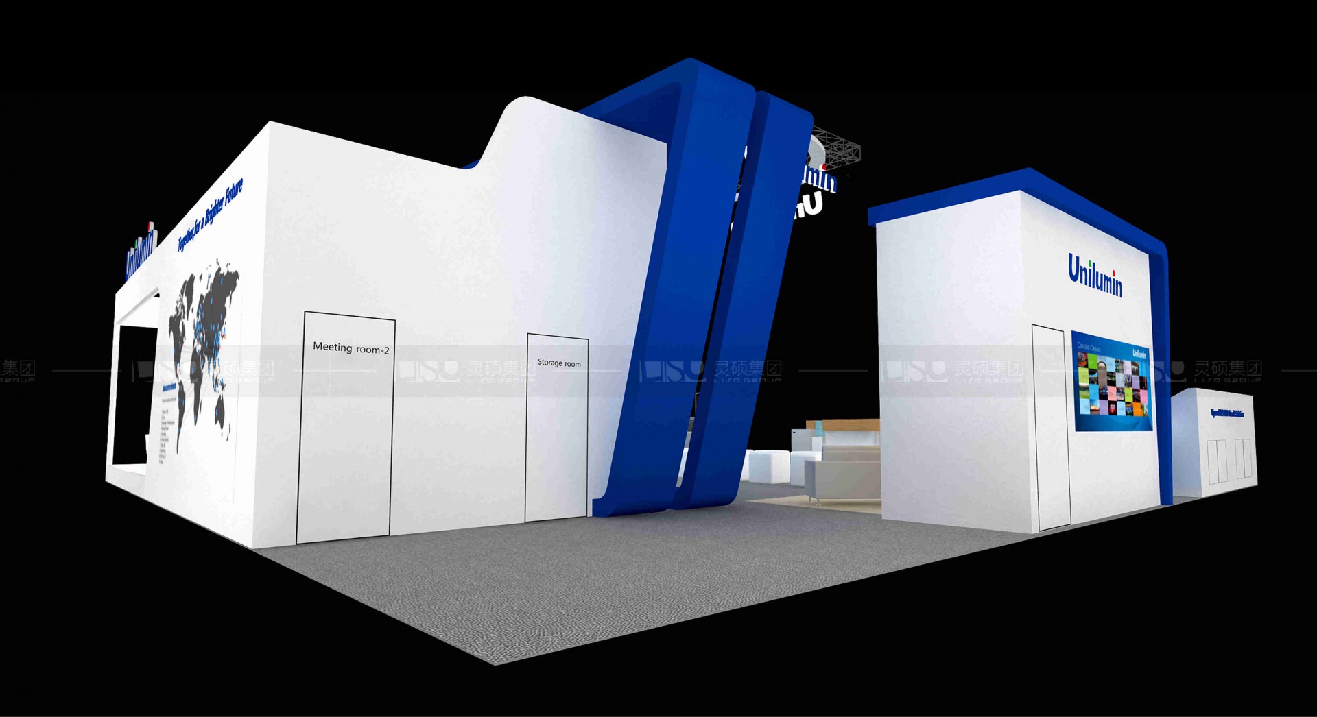 國外展臺(tái)設(shè)計(jì)搭建-洲明科技