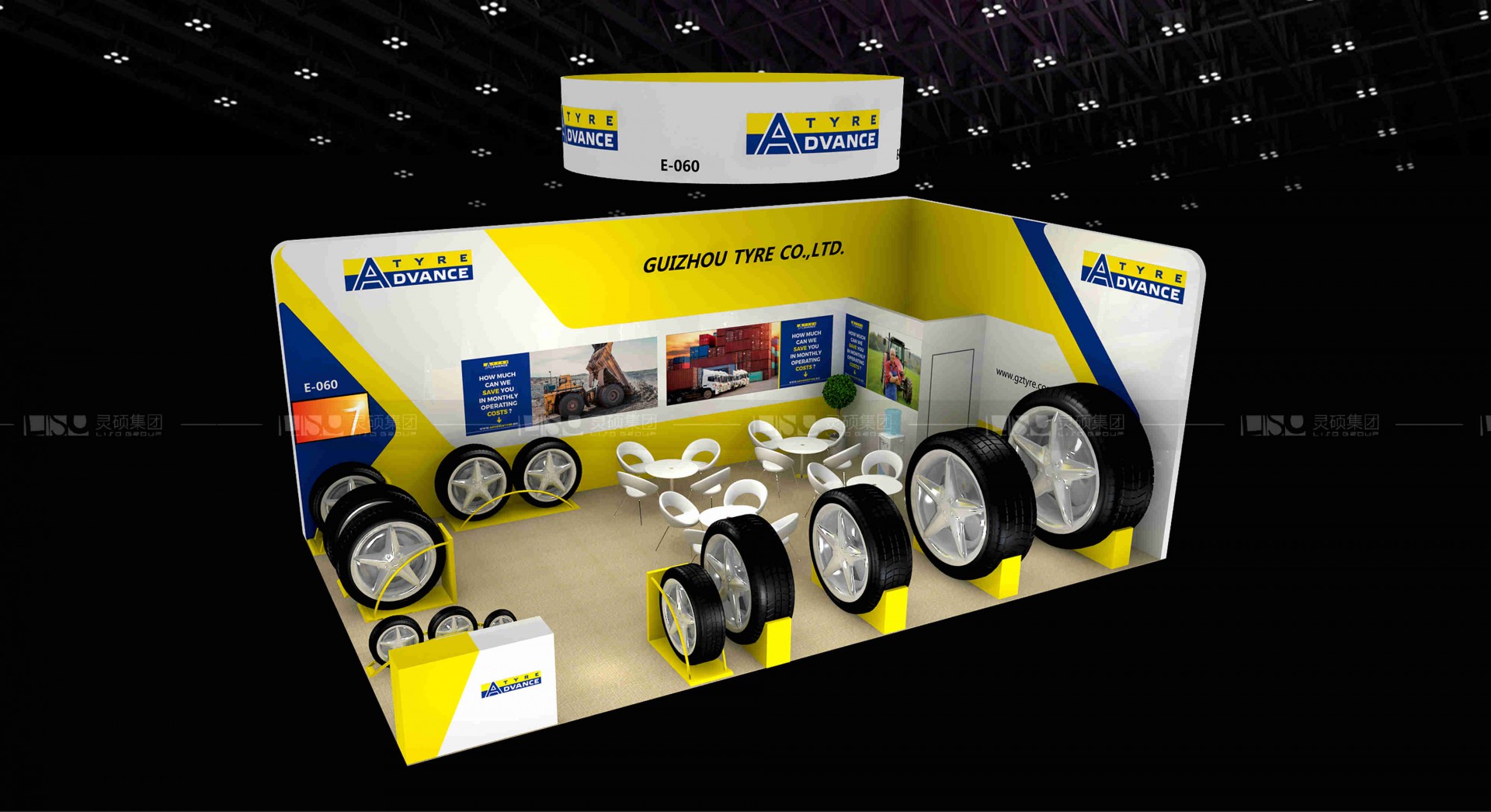 國外展臺設(shè)計(jì)搭建-貴州輪胎