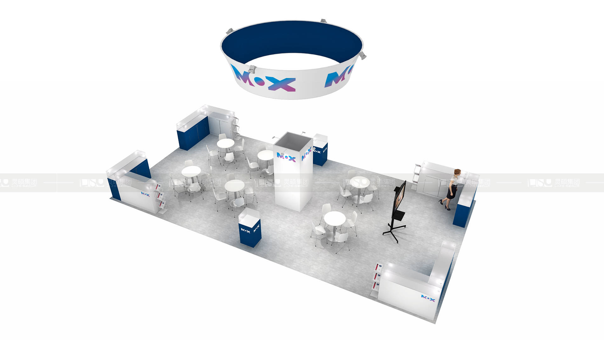 國外展臺設計搭建-綠新豐