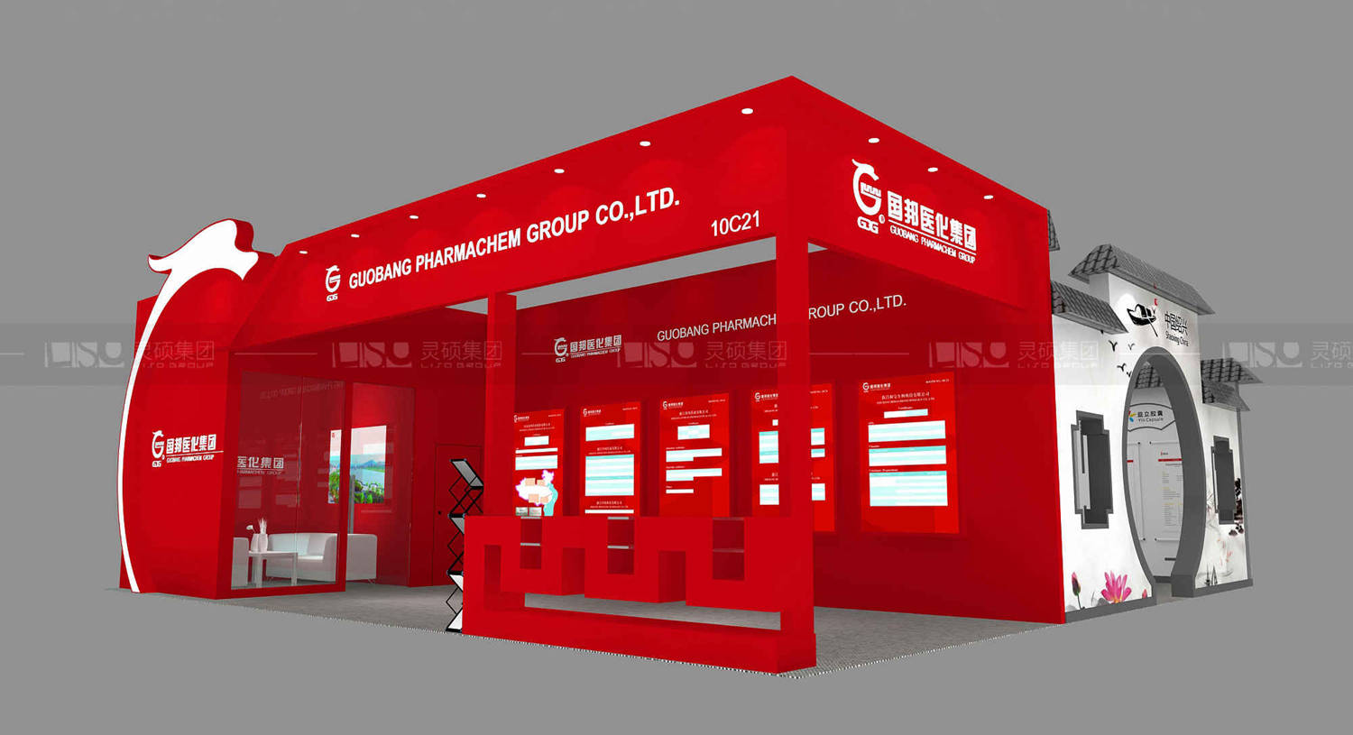 國(guó)外展臺(tái)設(shè)計(jì)搭建-國(guó)邦醫(yī)藥