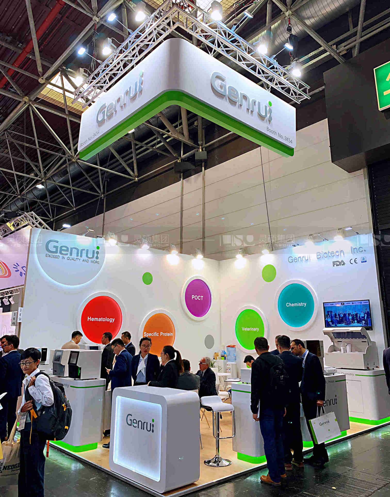 國外展臺設(shè)計搭建-錦瑞生物