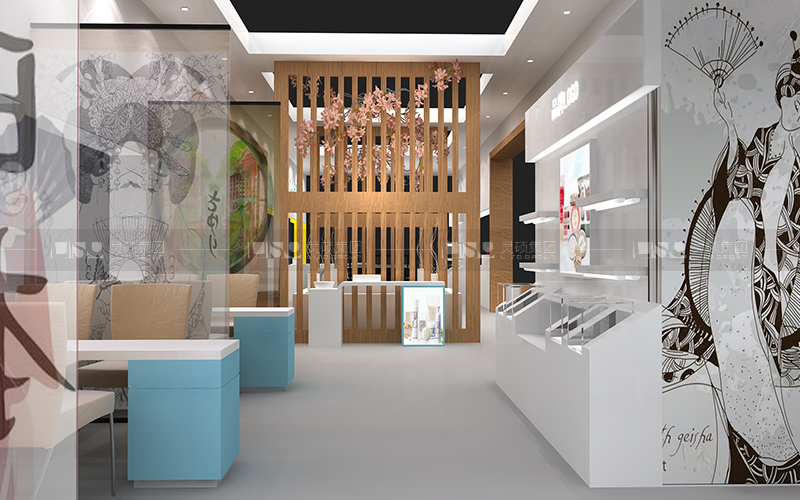 寶麗星-美容展臺設(shè)計搭建案例