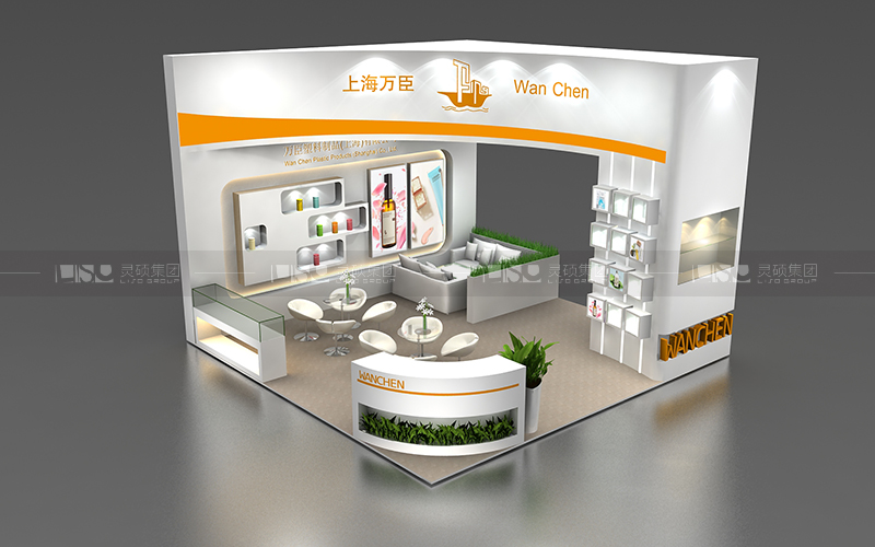 萬臣-美容展臺設(shè)計搭建案例