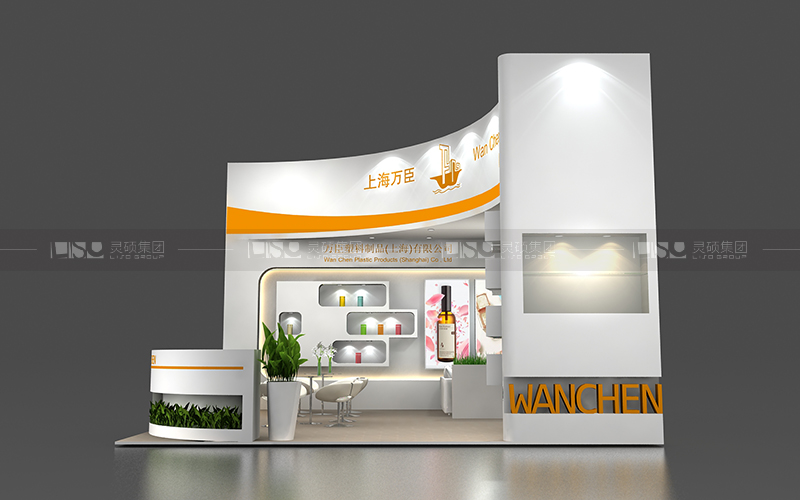 萬臣-美容展臺設(shè)計搭建案例