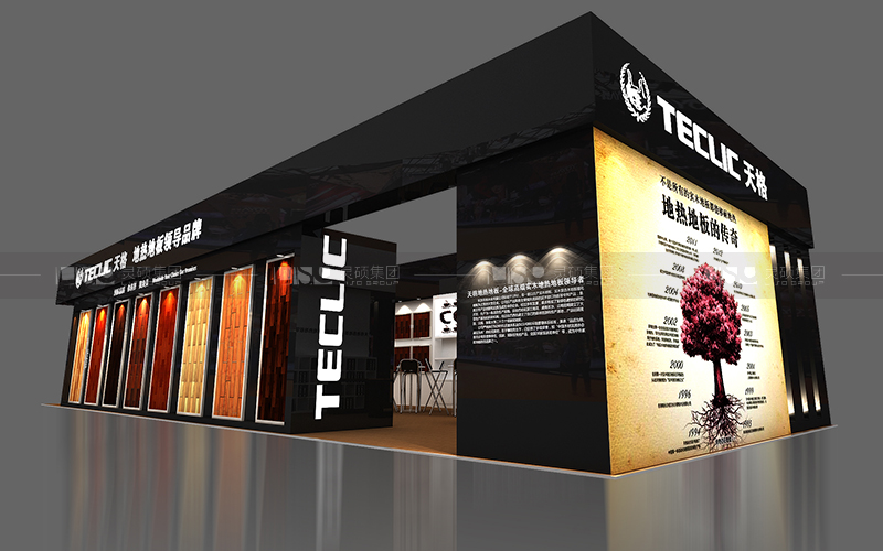 天格地板-地材展臺(tái)設(shè)計(jì)搭建案例