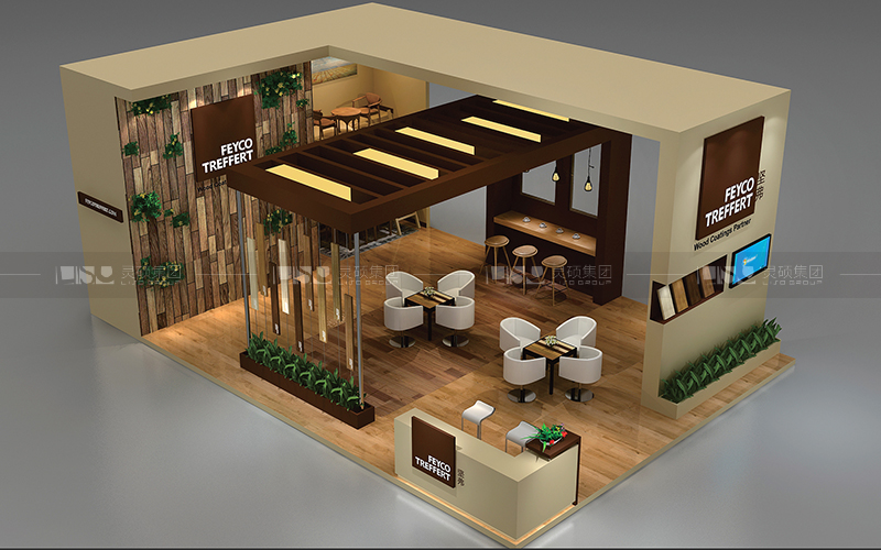 堅(jiān)弗-地材展展臺(tái)設(shè)計(jì)搭建案例