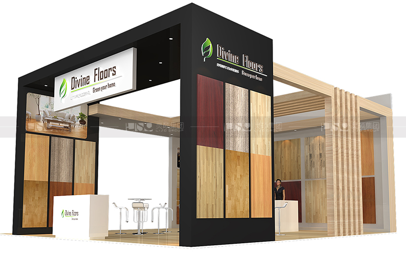 達(dá)福-地材展臺設(shè)計搭建案例