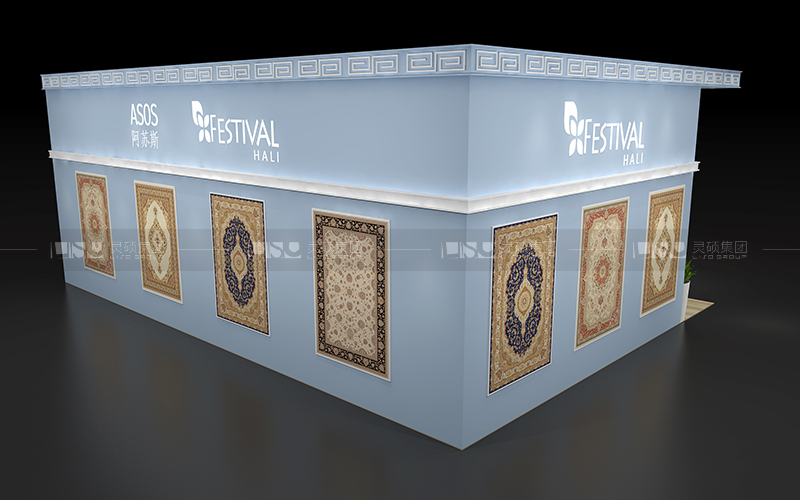 阿蘇斯-地材展臺設(shè)計(jì)搭建案例