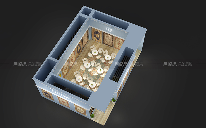 阿蘇斯-地材展臺設(shè)計(jì)搭建案例