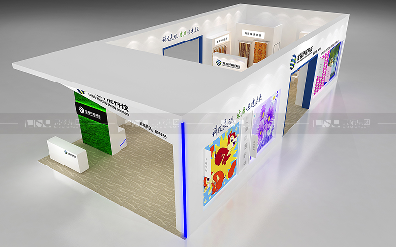 龍福-地材展臺(tái)設(shè)計(jì)搭建案例