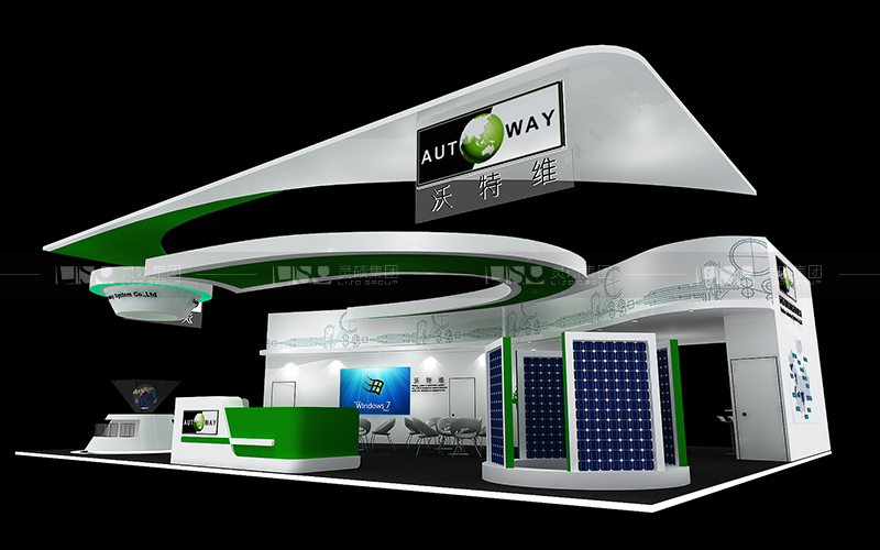 沃特維-光伏展臺設(shè)計(jì)搭建案例