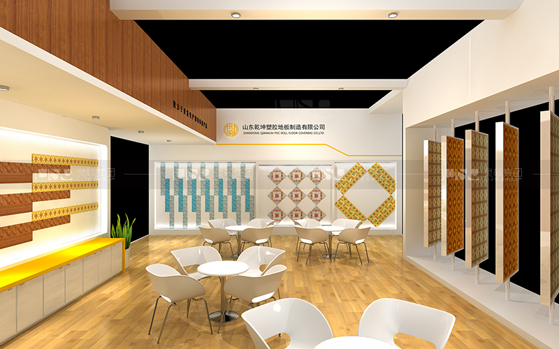 乾坤塑膠-地材展臺(tái)設(shè)計(jì)案例