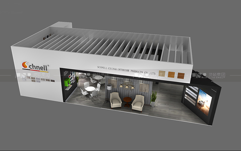 施奈爾-地材展臺設(shè)計搭建案例
