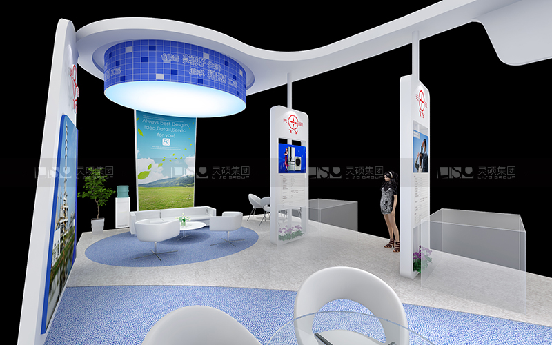 天銀機電-家電展臺設計搭建案例