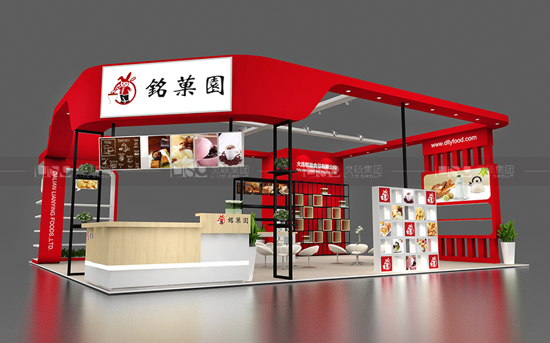 聯(lián)盈-焙烤展臺設(shè)計(jì)搭建案例