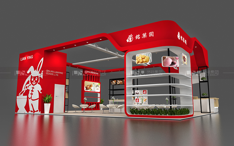 聯(lián)盈-焙烤展臺設(shè)計(jì)搭建案例