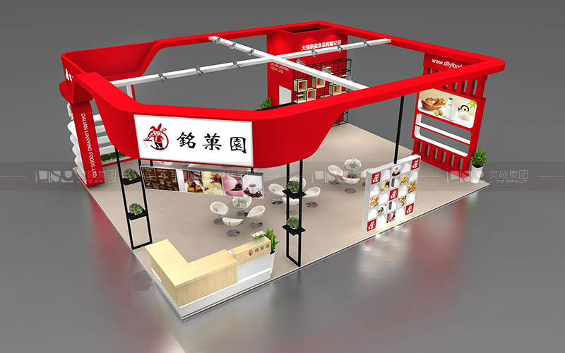 聯(lián)盈-焙烤展臺設(shè)計(jì)搭建案例