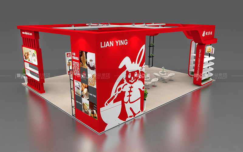 聯(lián)盈-焙烤展臺設(shè)計(jì)搭建案例