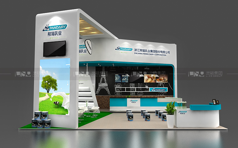 熊貓-焙烤展臺設(shè)計搭建案例