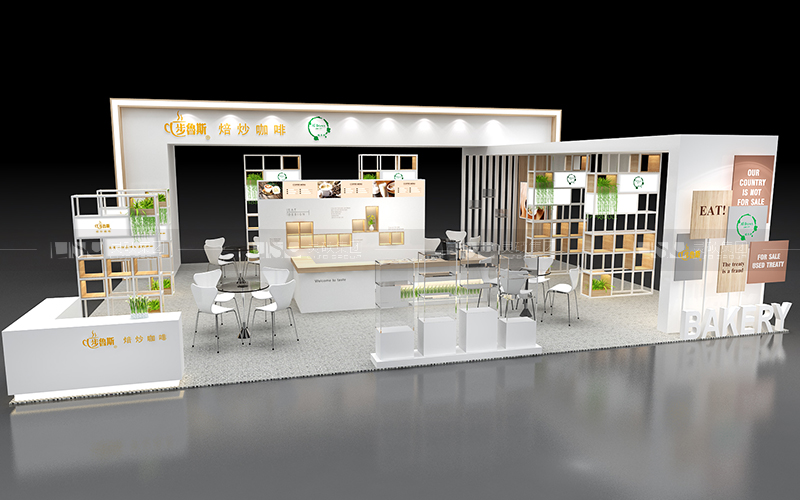 好記-焙烤展臺(tái)設(shè)計(jì)搭建案例