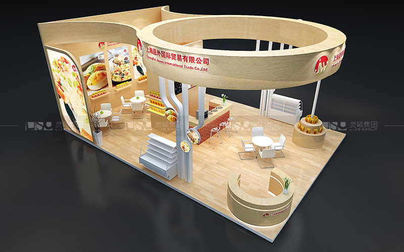 嘉外-焙烤展臺設(shè)計搭建案例