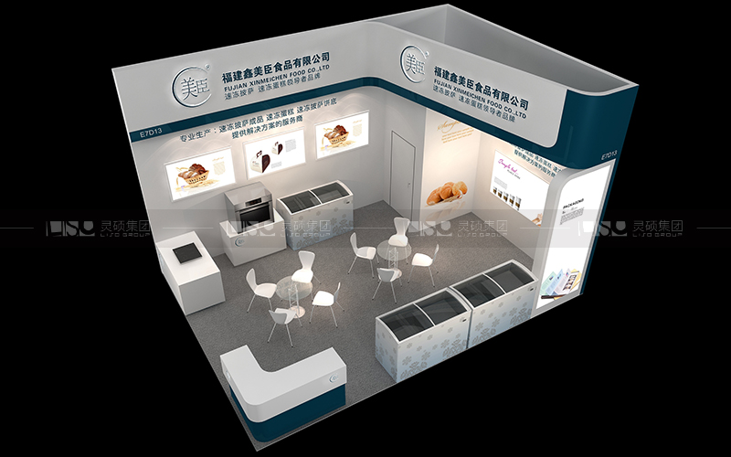 鑫美臣-焙烤展臺設(shè)計搭建案例