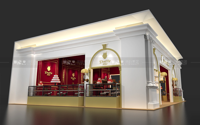 億成焙烤展臺設計搭建案例