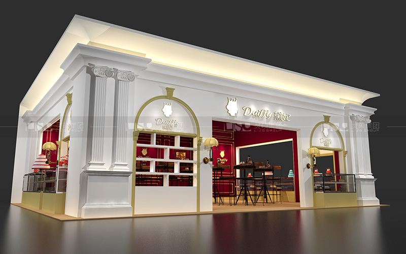 億成焙烤展臺設計搭建案例