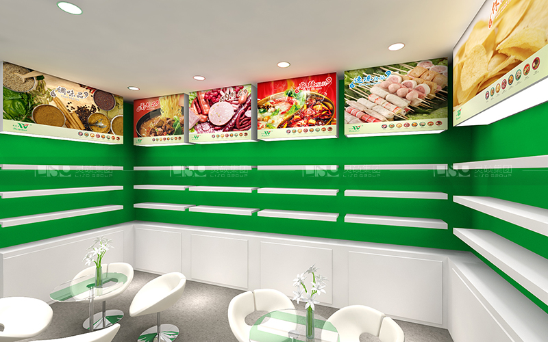 味海食品-食品添加劑展臺設(shè)計(jì)搭建案例
