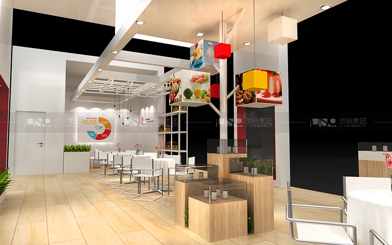 波頓香料-食品添加劑展臺設(shè)計搭建案例