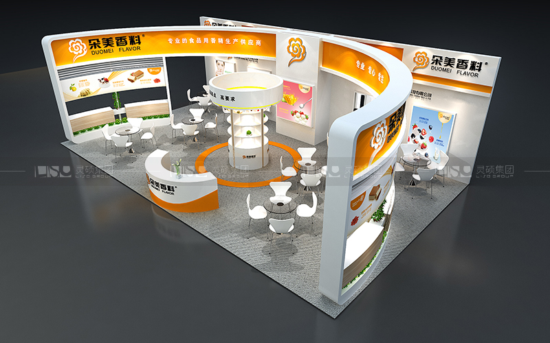 朵美-食品添加劑展臺設(shè)計搭建案例
