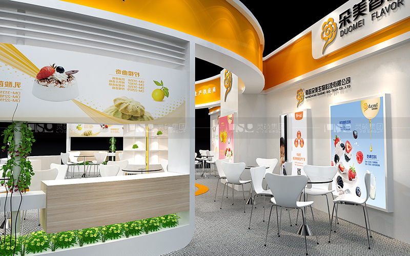 朵美-食品添加劑展臺設(shè)計搭建案例