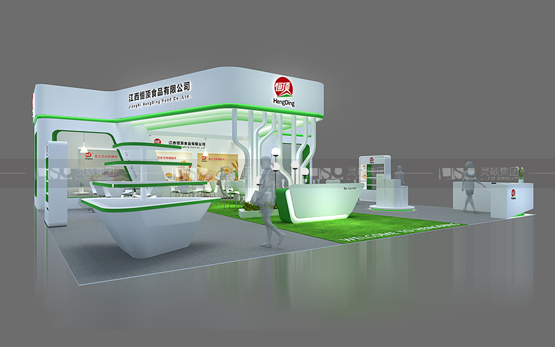 恒頂-食品添加劑展臺設(shè)計搭建案例