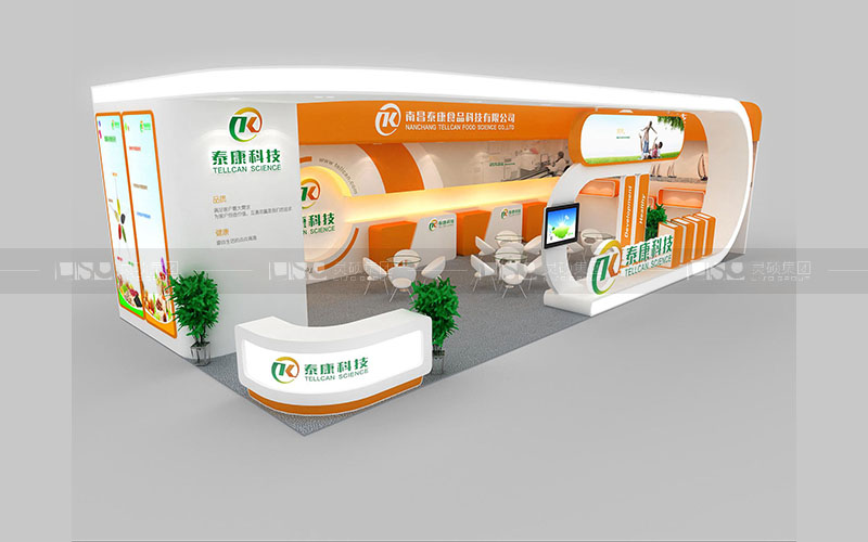 泰康-食品添加劑展臺(tái)設(shè)計(jì)搭建案例