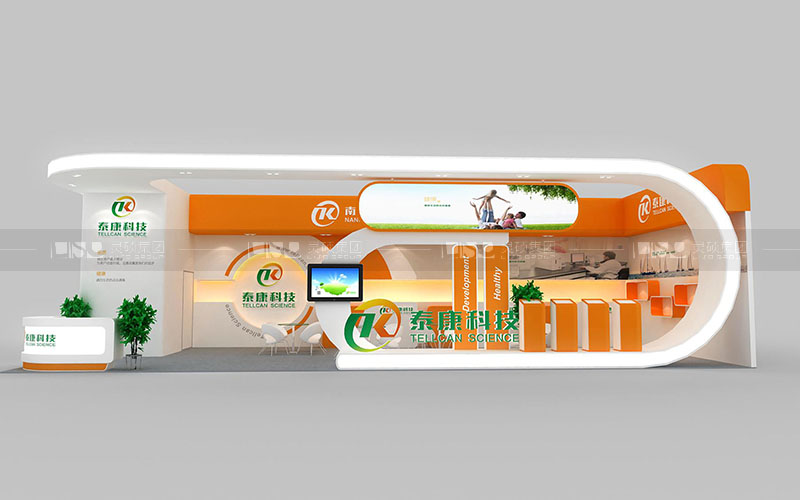 泰康-食品添加劑展臺(tái)設(shè)計(jì)搭建案例