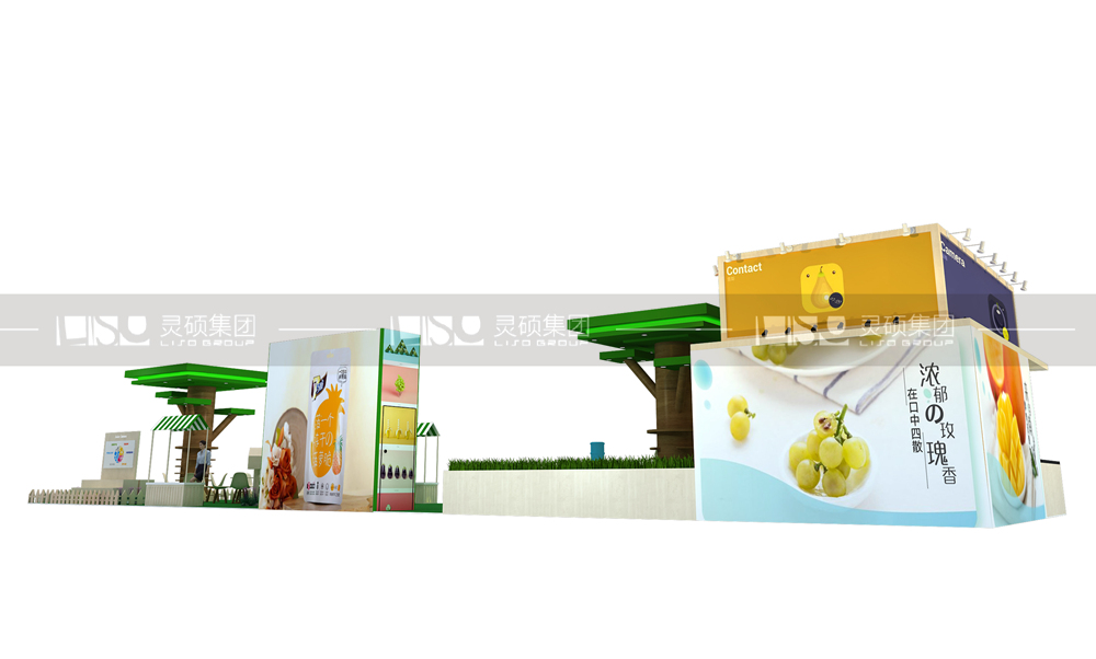 盟澤-食品添加劑展臺設(shè)計搭建案例